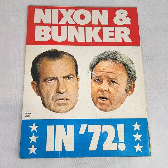 Mad Magazine Issue # 152 July 1972 Richard‎ Nixon & Bunker End Of The Rainbow FN - Picture 3 of 7